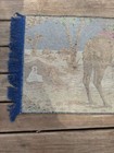 Vintage Middle Eastern Tapestry Egypt ,Camel ,man,Palm Tree Art 20x40 — photo 6