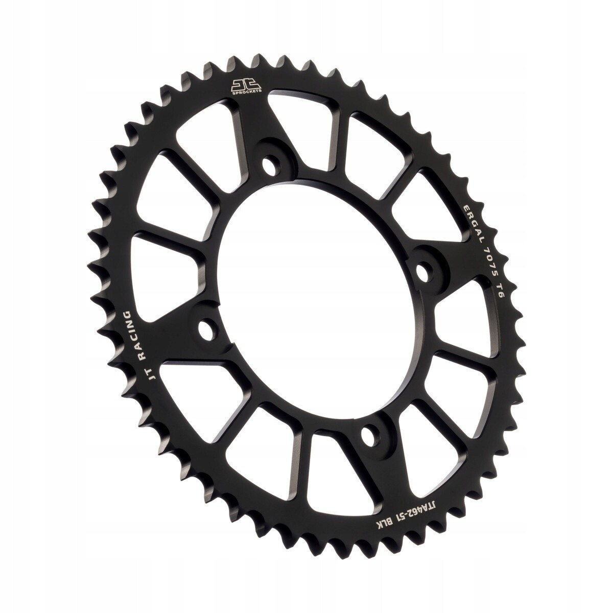 Pignon arriere JT 467 51 dents en alu Racelite pour moto Kawasaki KX 85 de 1986 a 2020