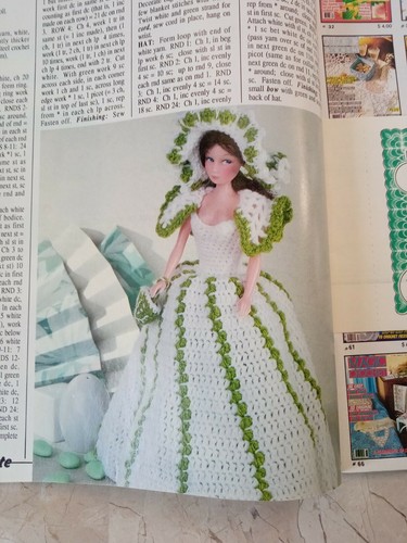 MAGIC CROCHET Magazine VTG April 1995 Butterfly Sunflower Running Feet Bolero - Picture 11 of 12