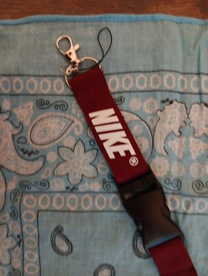 maroon nike lanyard
