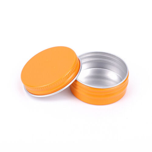 5-100ML Aluminium Tin Jar Small Round Box Storage Pot Lip Balm Cosmetics Jars - Picture 11 of 37