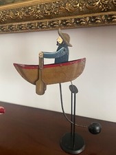 Barcaiolo Controcorrente oscillante artigianale pezzo da museo  ferro battuto