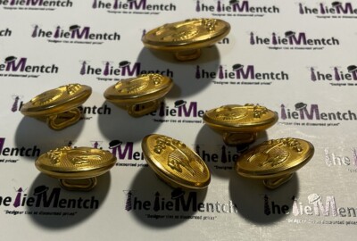 Brooks Brothers Replacement Gold Buttons 6 Cuff & 1 Front Golden