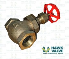 1-1/4 CL200 BRONZE RISING-STEM THREADED GLOBE VALVE - MILWAUKEE FIG.570