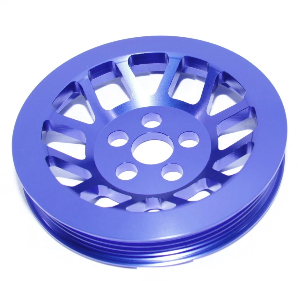 Polea de manivela para 06-12 VW Jetta/Beetle/Golf/Passat/Rabbite 2,5 L 2480CC DOHC AZUL Foto 2 de 4