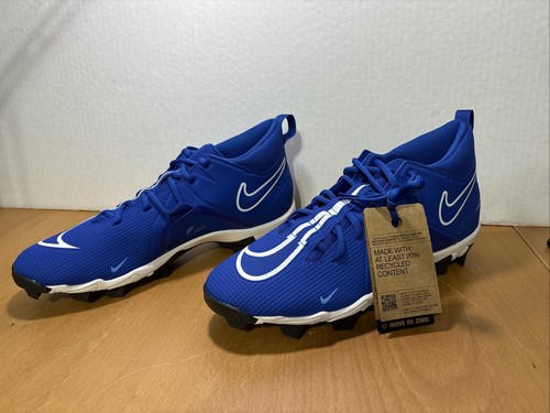 Nike Alpha Menace 3 Shark Low Mens Football Cleats Blue CV0582-414 NEW Size 12