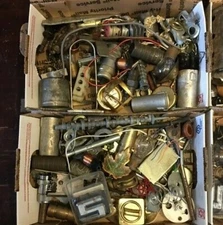 Steampunk Parts for Artists-1 pound lot of assorted metal &non metal mix,#HT12