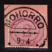 DOA Deutsch-Ostafrika VO 37 e gestempelt Briefst&uuml;ck MOHORRO gepr&uuml;ft (23144)