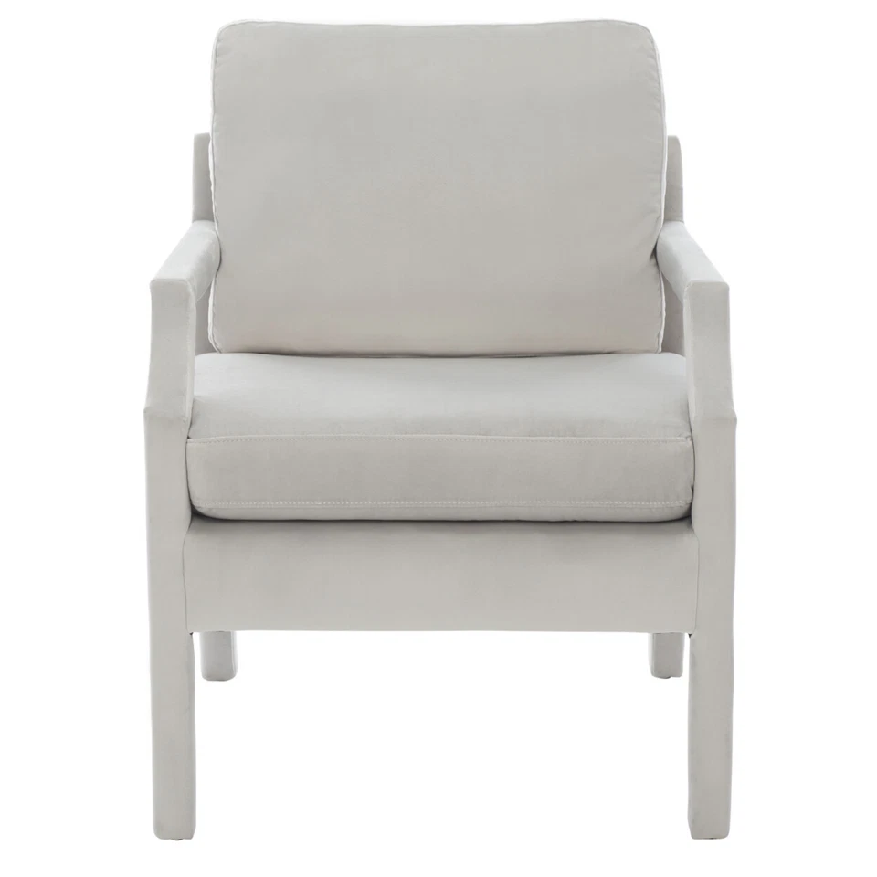 Sillón tapizado SAFAVIEH Génova | Gris claro | Foto 2 de 4