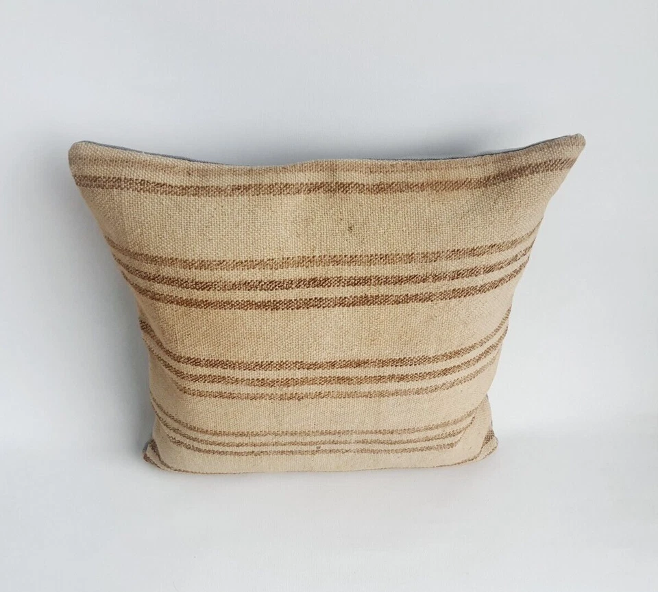 Almohada de sofá Kilim, 20x20 pulgadas, almohada boho hecha a mano, cojín étnico decorativo Foto 2 de 4