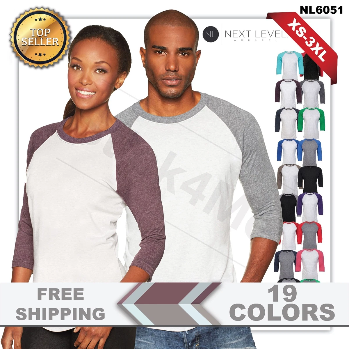 3/4 plain top t shirt