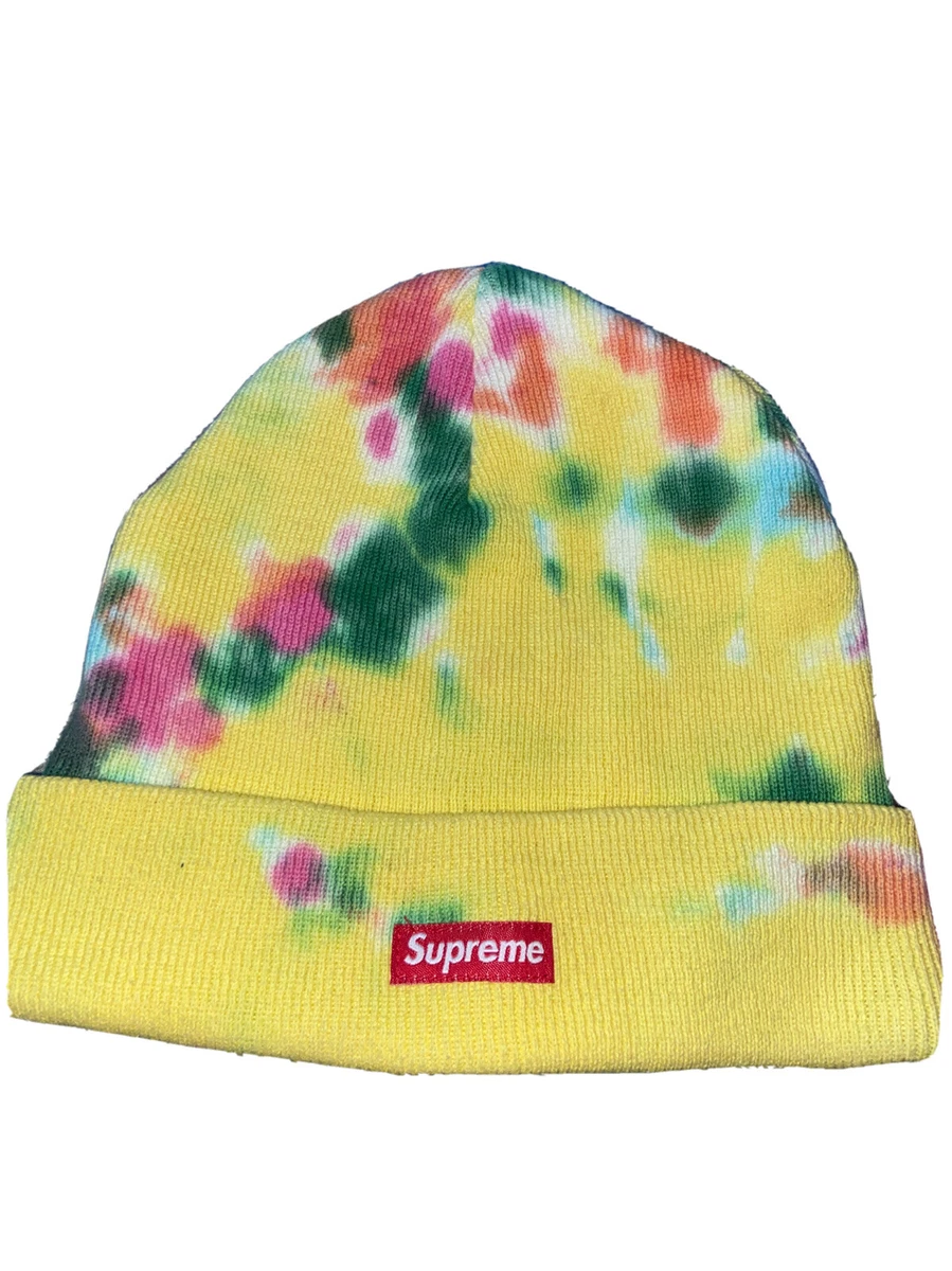 Supreme Splatter Dyed Tie Dye Beanie