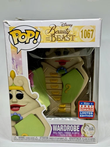 Funko Pop! #1067 Beauty and The Beast-Wardrobe Summer Con 2021 (Box Damage)
