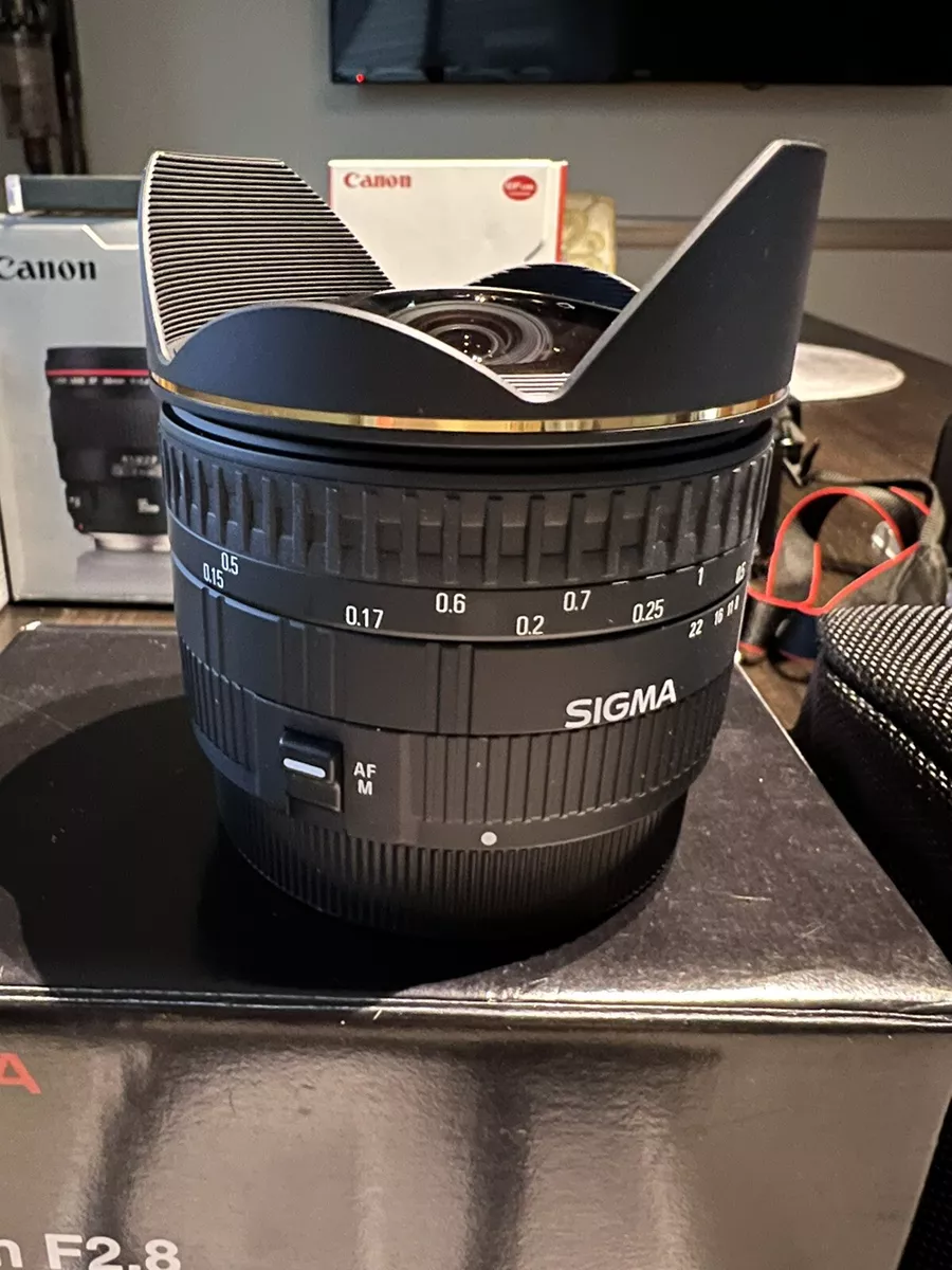 Sigma 15mm F2.8 EX DG Fisheye lenss