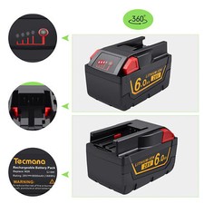 6Ah 28V Al litio Batteria per AEG Milwaukee M28 M28BX MC28V MC28 V28 48-11-2830