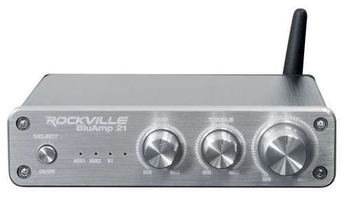 Rockville BLUAMP 21 2.1 Channel Bluetooth Home Amplifier+Wifi Streaming Receiver - Picture 5 of 12