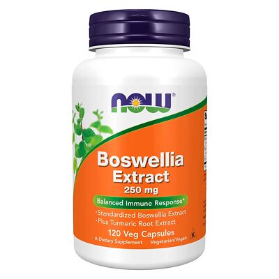 NOW FOODS Boswellia Extract 250 mg 120 Veg Capsules