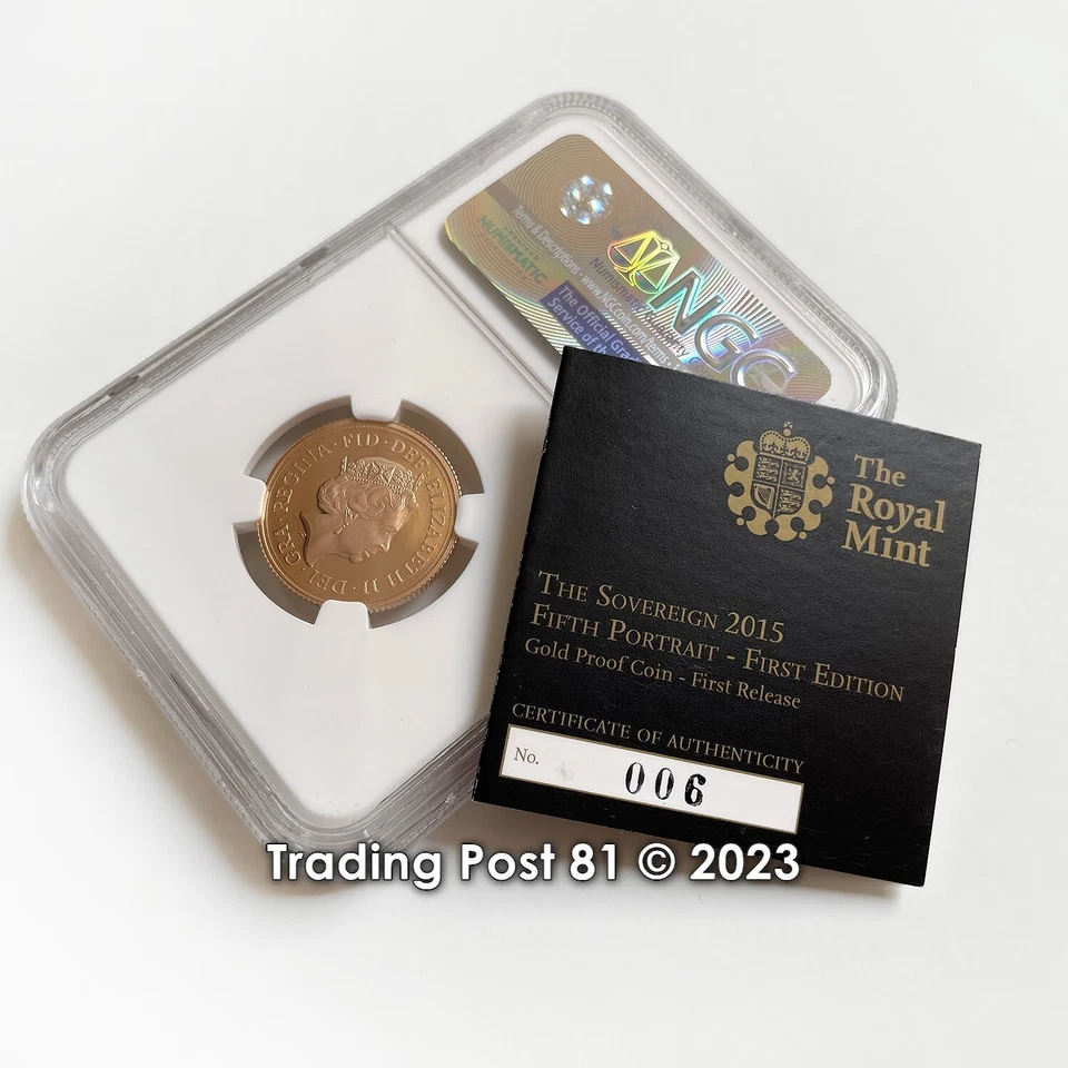 2015 GREAT BRITAIN - Sovereign - ONE OF FIRST 500 STRUCK - # 006 - NGC PF 70 UC - Image 3 of 3