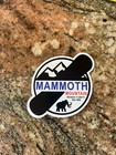 Mammoth Mountain Snowboard sticker ski resort elevation
