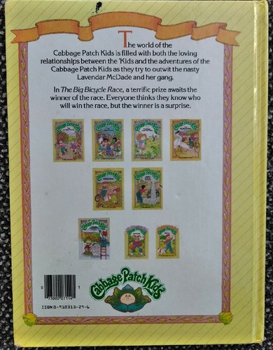 THE BIG BICYCLE RACE Vintage Children's Parker Brothers Book Copy 1984 Robinson - Picture 3 of 3