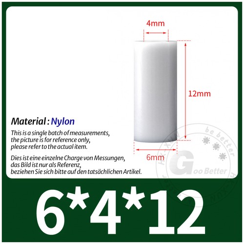 White Nylon Standoff Plastic Spacers Washers M3 | M4 | M5 | M6 | M8 | M10 | M12 - Picture 69 of 234