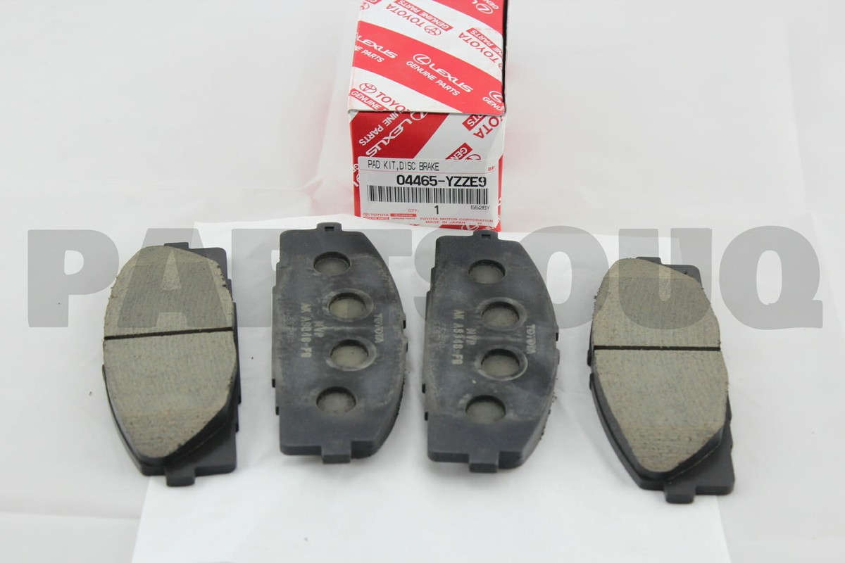 04465YZZE9 Genuine Toyota BRAKE PAD KIT 04465-YZZE9 | eBay