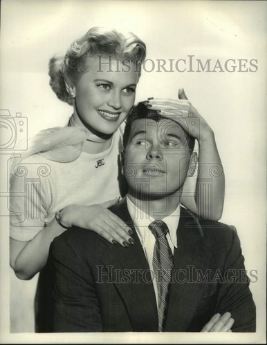 1953 Pressefoto Barry Nelson & Joan Caulfield Co-Star in "Mein Lieblingsmann"