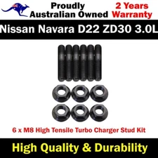 High Tensile Turbo Charger Stud Kit For Nissan Navara D22 ZD30 3.0L