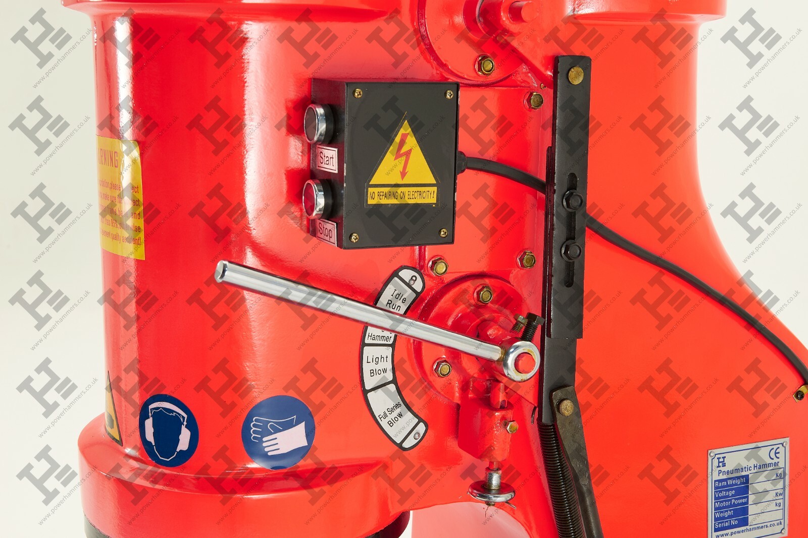 16kg powerhammer blacksmith power hammer single phase pneumatic