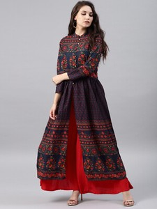 a line anarkali kurta