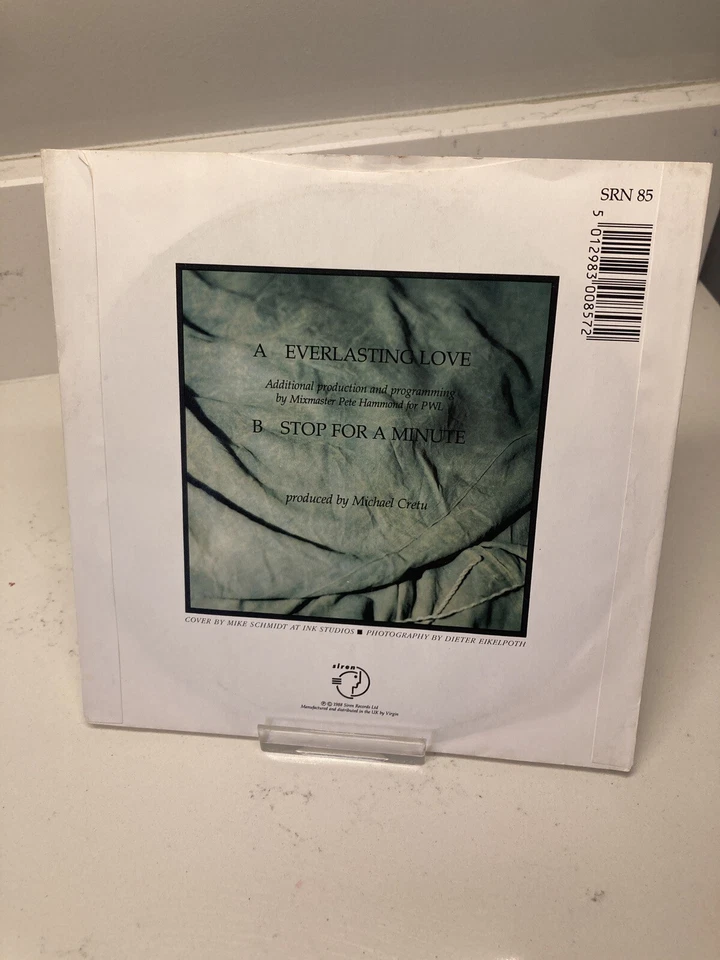 SANDRA - EVERLASTING LOVE  - 7" Single Picture Sleeve SIREN RECORDS - Image 2 of 3