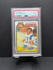 John Jefferson Rookie Card 1979 Topps #217 PSA 6 Chargers. rookie card picture