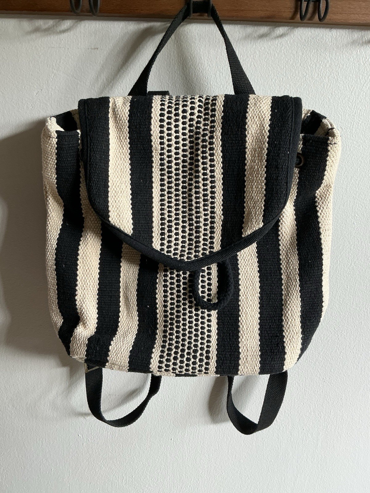 Universal Thread Mini Backpack Bookbag Black Natu… - image 1