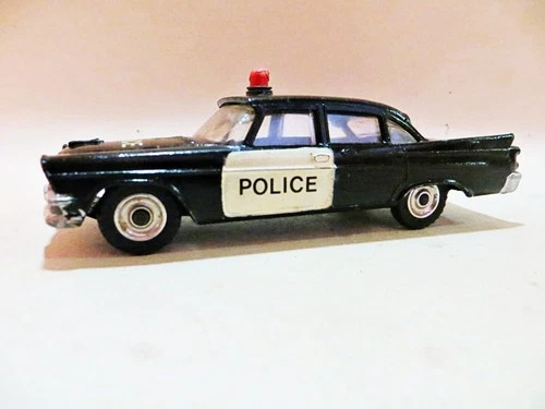 DINKY 191/258 'DODGE ROYAL SEDAN US / USA POLICE CAR'. VINTAGE. GOOD.