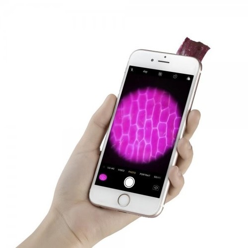 Zestaw adaptera obiektywu mikroskopu Supereyes 75x zoom magnetyczny do smartfona - Zdjęcie 3 z 4