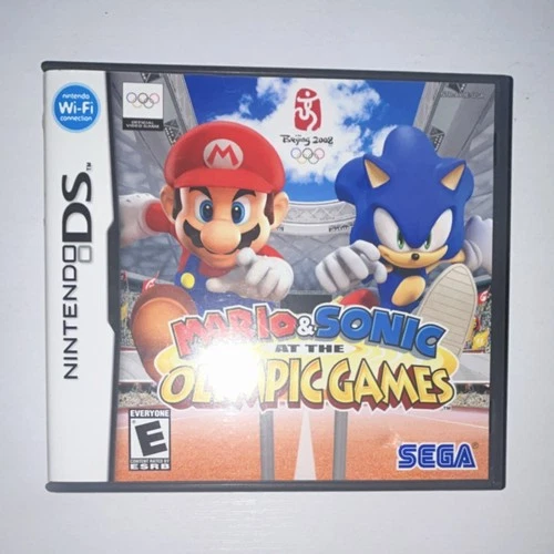 SEGA Mario & Sonic at the Olympic Games Nintendo DS 2008 E Sports Manual Wi-Fi