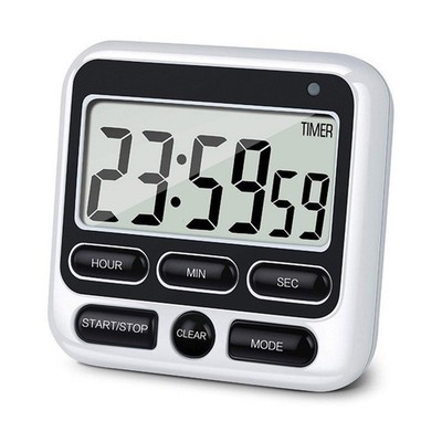 Digitaler Koch-Timer groß LCD Count Up Down Uhr lauter Alarm magnetischer Stän