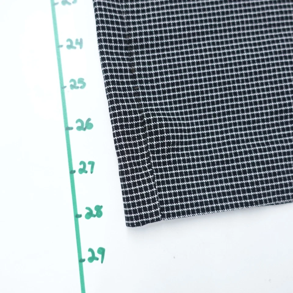 Pantalones Hilary Radley Mujer 16 Negro Blanco Cuadros Control Abdomen Clásico Pull On Foto 2 de 4