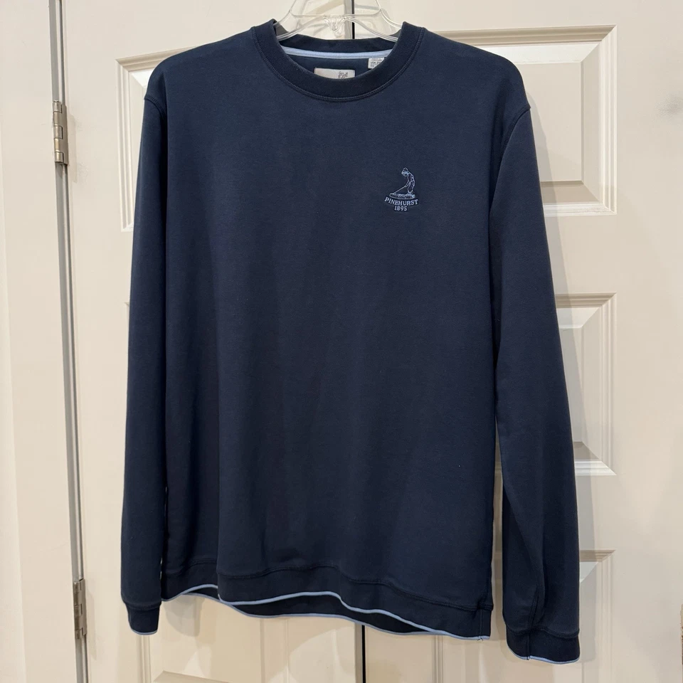PINEHURST 1895 By ASHWORTH Men’s Blue Long Sleeve Golf Sweatshirt Size XXL - Image 4 of 4