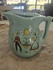 McCoy 1961 Blue Pitcher, Mark #7   8 Inches (No Lid)