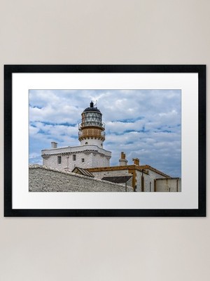 Kinnaird Head Castle Leuchtturm Fra gerahmtes Wandbild Poster Leinwanddruck Bild