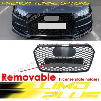 Fits Audi A7 S7 4G 2016 2017 2018 Front Honeycomb Mesh Grill Grille RS7 Style