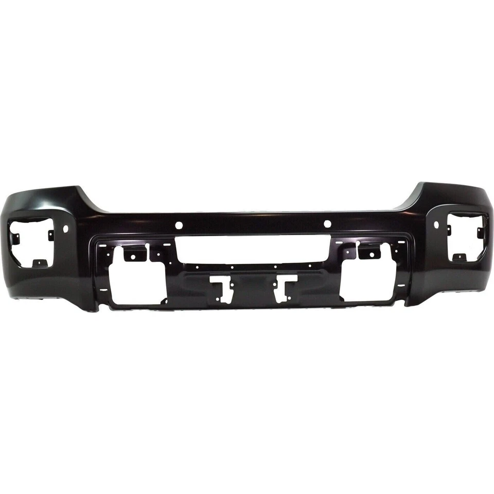 Front Bumper Face Bar Primed For 2015-2019 GMC Sierra 2500 HD 3500 HD W/ Sensors Foto 2 de 4