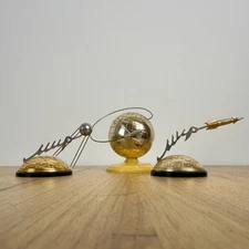 VINTAGE ROCKET SPUTNIK GLOBE VOSTOK RUSSIAN SPACE PROGRAM 3 SOUVENIRS USSR CCCP