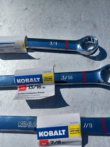 Kobalt SAE 9pc Wrench - 1-1/4, 1-3/16, 1-1/8, 1-1/16, 1, 15/16, 7/8, 11/16, 3/4 - Bild 9 von 10