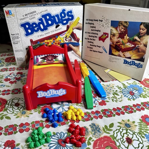 Vintage 1985 BED BUGS Skill Game #4509 Complete & Tested ~ Milton Bradley - Picture 1 of 13