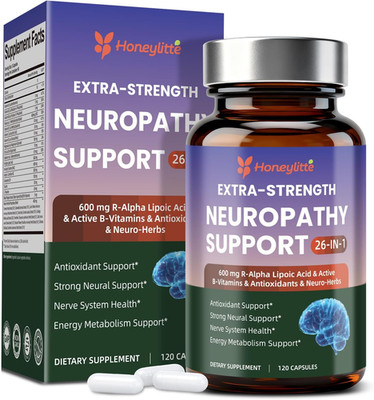 Alpha Lipoic Acid Neuropathy Supplements - with 600Mg R-Alpha Lipoic Acid, NAC,