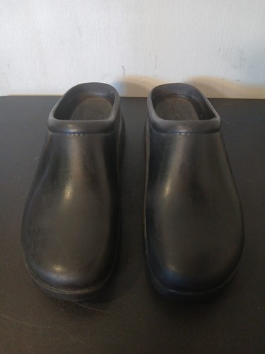 Klogs Unisex schwarz bequem Arbeit Krankenschwester Clogs rutschfeste Schuhe Größe 8 - Bild 2 von 13