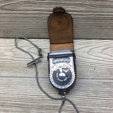 Vintage Sekonic L-6 Photoelectric Exposure Light Meter w/Chain - READ