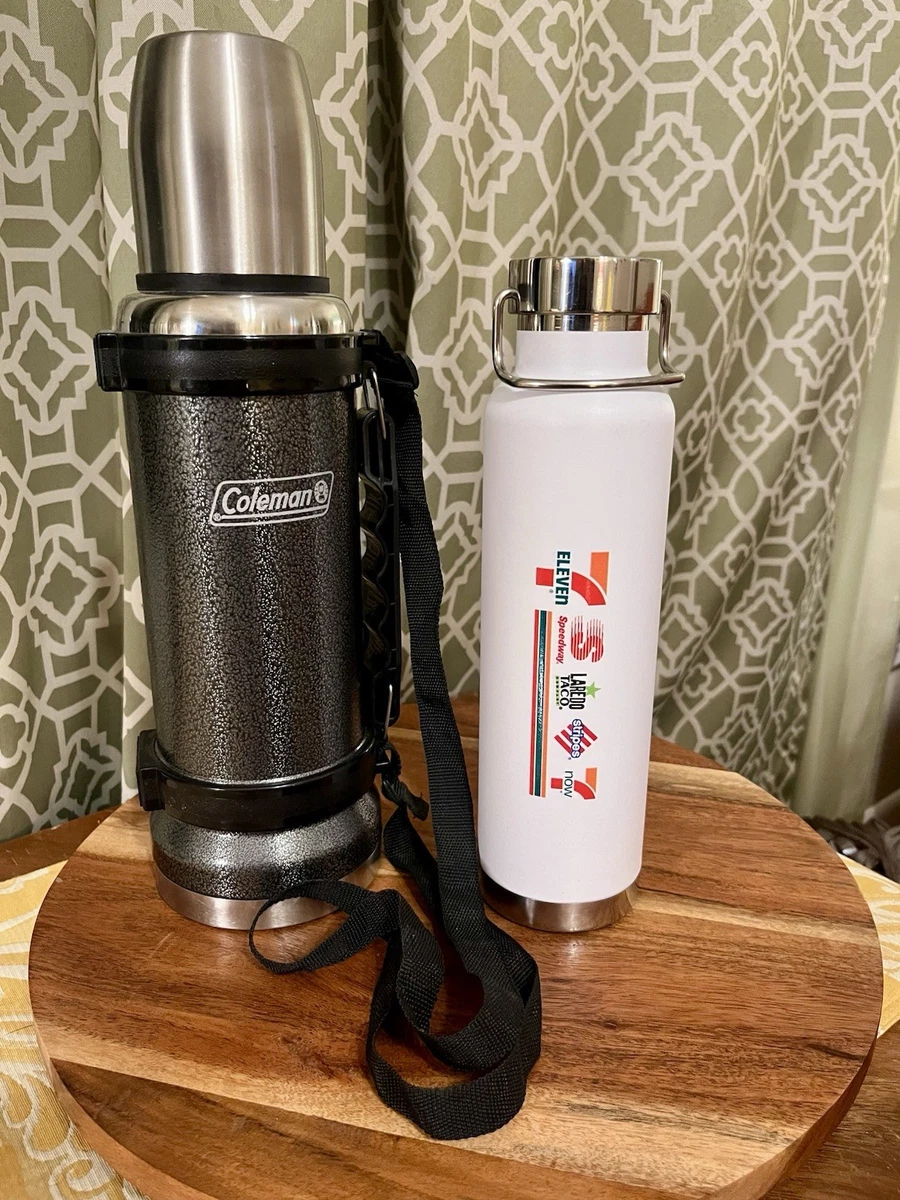 激レア未使用！コールマン　US限定販売　ステンレス製フラスコ！ Coleman Stainless Steel Black Vacuum Flasks & Mugs for sale | eBay